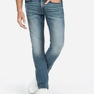 Express  slim medium wash stretch soft cotton jean